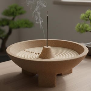 Zen Garten Weihrauchbrenner STL | 3D gedruckter Meditation ...