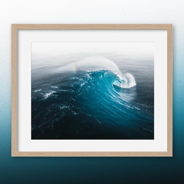 Majestic Ocean Wave Print: Coastal Fine Art Photography