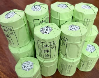 ISHIMOTO Kawaguchiken | Japanese Premium Ceremonial Grade Matcha 40g/80g/120g tin- US SHIP/Seller Wako, Wazui, Nishiki & Iwai | Stone-Ground
