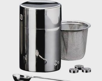 Stainless Steel Matcha Sifter Can: Japanese Tea Ceremony Tool