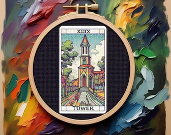 The Empress - Nostalgic Tarot - Cross Stitch Pattern - Retro, 90's
