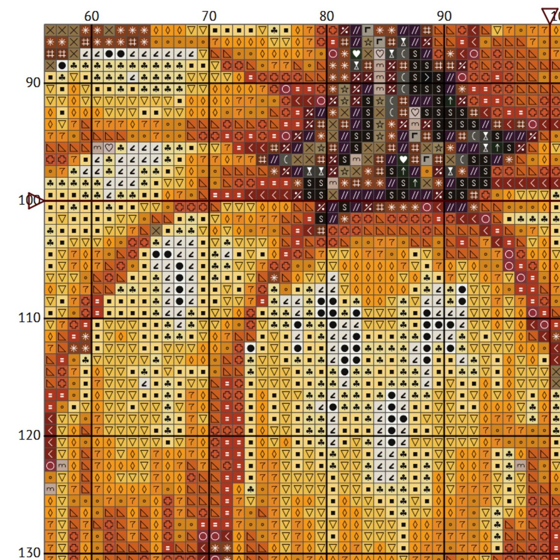 Autumn Pumpkin Cross Stitch Pattern, Fall Harvest Embroidery Kit ...