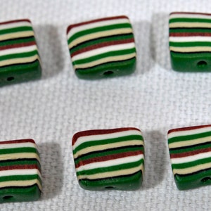 Polymer Clay Beads - Set of 6