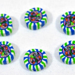 Polymer Clay Perlen - 6er Set