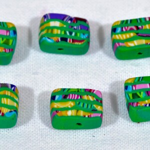 Polymer Clay Perlen - Set von 6