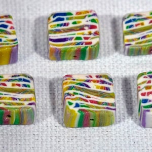 Polymer Clay Beads - Set of 6