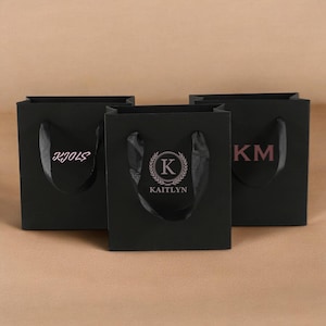 Sacos de embalagem de joias personalizados com logotipo, mini sacolas de compras personalizadas, sacolas de papel kraft para agradecimento de casamento, sacolas de presente personalizadas