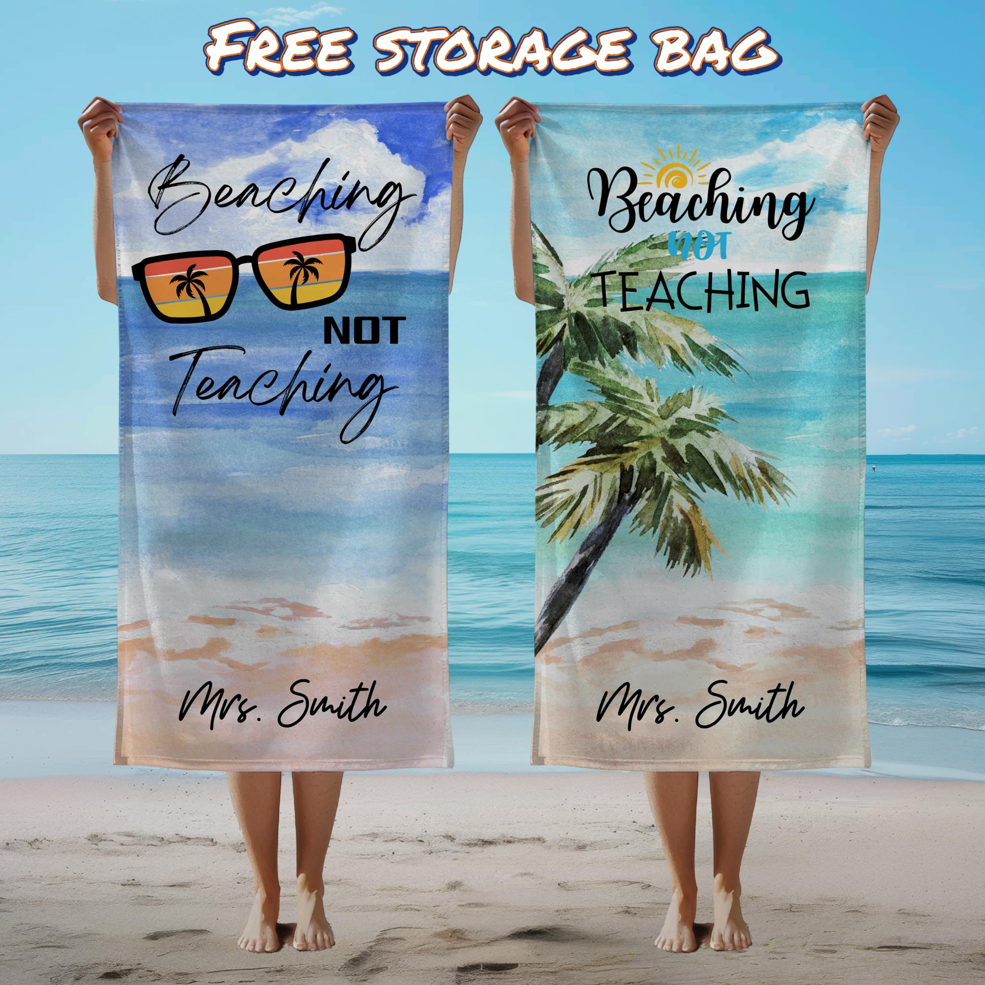 CafePress Happy Retirement Beach Towel – 30x60 Inch, Soft & Absorbent, Funny Novelty Design - View #8
