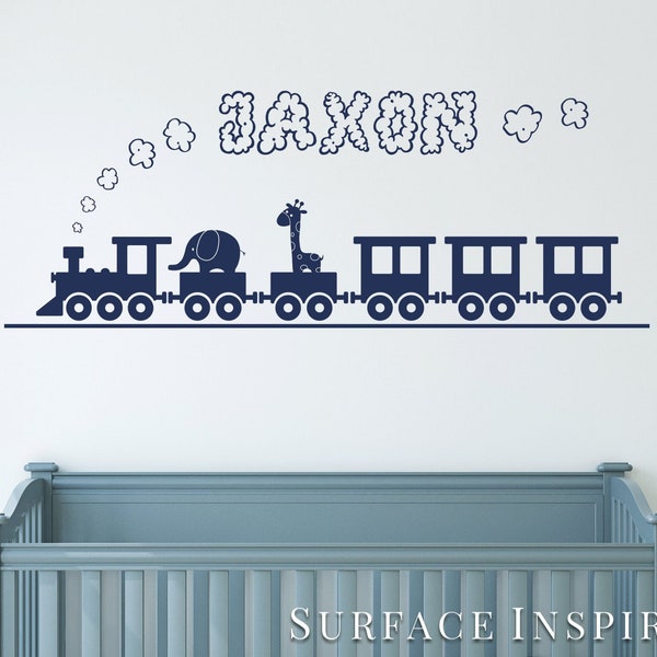 Train Wall Decal Etsy