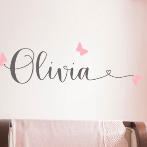 Wall Decal Kids Nursery Name Custom Wall Decal Personalized Etsy