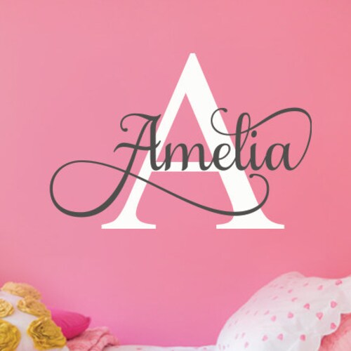 Name Wall Decal Kids Nursery. Personalized Names Wall Decal Etsy
