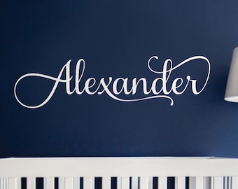 Name Wall Decal Kids Nursery Wall Decal Wall Decals For Girls or Boys. Wall Decals Personalized Name Vinyl Wall Decal Decal