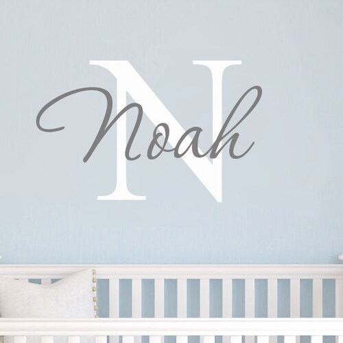 Name Wall Decal Kids Nursery Wall Decal Wall Decals for Girls Etsy