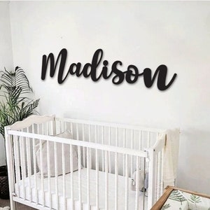 Wooden Name Signs Wooden letters Personalized Wood Design Laser Cut Out Any Font Name Custom Unfinished Painted Or Glittered Any Size