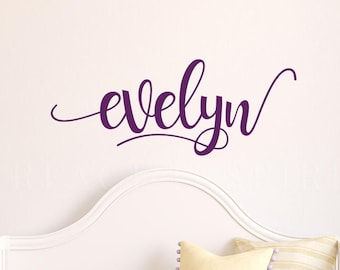 Nursery Wall Decal Kids Wall Decal Wall Decals For Girls or Boys. Wall Decals Personalized Names Vinyl Wall Decal Sticker