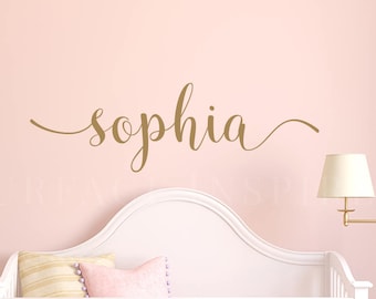 Name Wall Decal Kids Nursery Wall Decals Wall Decals For Girls or Boys. Wall Decals Personalized Names Vinyl Wall Decal Custom Name Decal