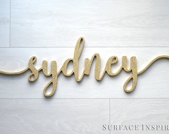 Wooden letters Wooden Name Personalized Wood Design Cut Out Any Font Name Custom Unpainted Wood