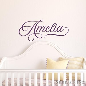 Wall Decals Nursery Kids Name Wall Decal Wall Decals For Girls or Boys. Wall Decals Personalized Names Vinyl Wall Decal Cut in Matte Vinyl