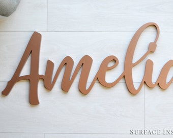 Wooden letters Personalized Name Wood Design Cut Out Any Font Name Custom Laser Cut Unpainted Wood