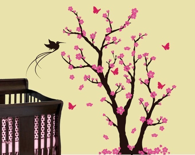 Vinyl Wall Art Decals Cherry Blossom Tree OPENING SALE Etsy