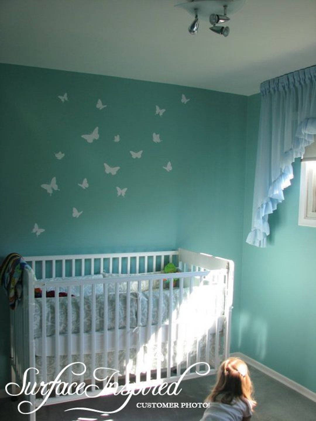 Butterfly Wall Decals. Nursery Wall Decals for Nursery. Set of 16 ...