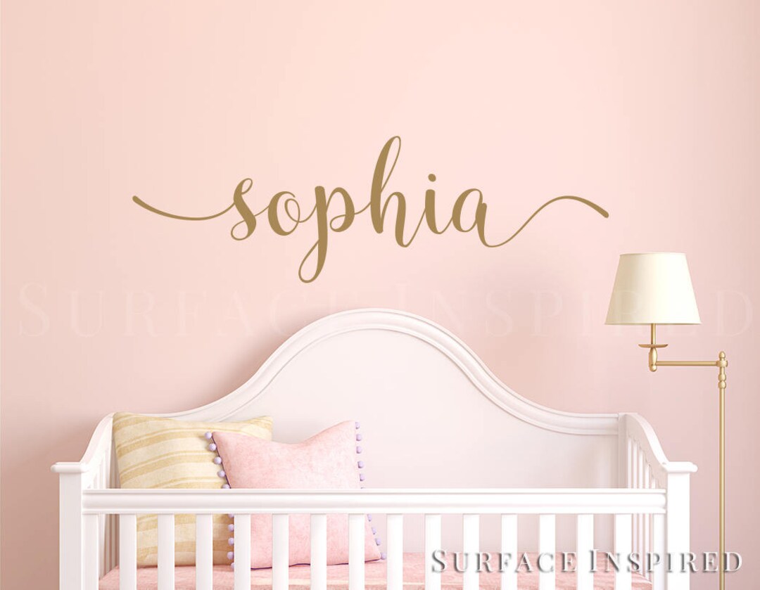 Name Wall Decal Kids Nursery Wall Decals Wall Decals for Girls or Boys ...