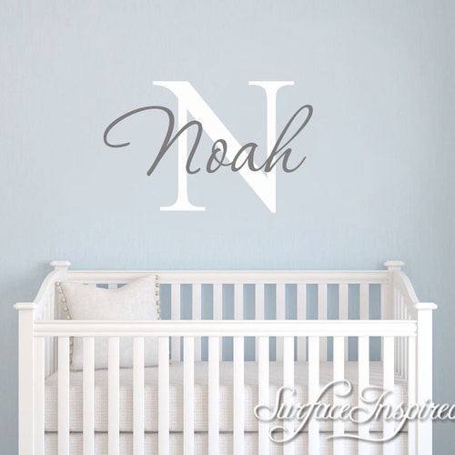 Wall Decal Kids Nursery Name Custom Wall Decal Personalized Etsy