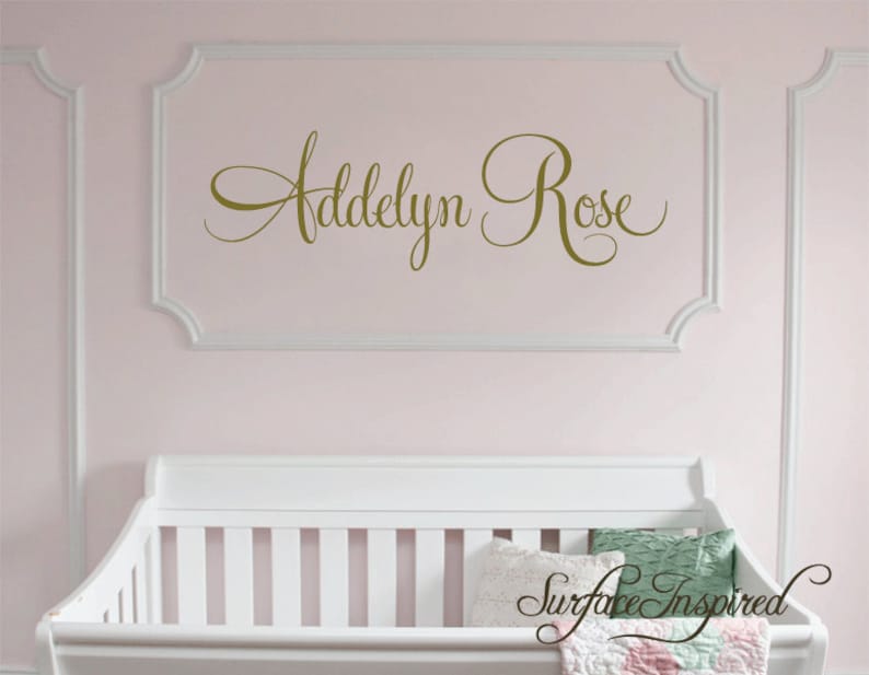 Nursery Wall Decals. Personalized name wall decal for boys and Etsy