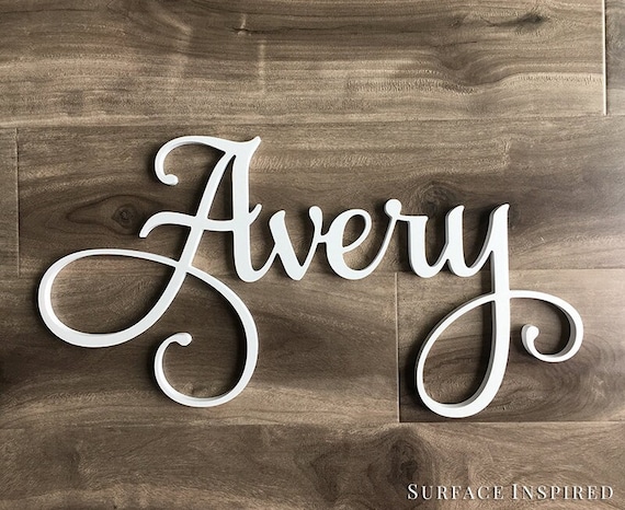 Wooden Name Signs Wooden Letters Personalized Wood Design Laser Cut Out Any  Font Name Custom Unpainted Wood 