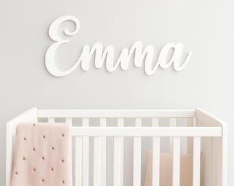 Custom Wooden Name Sign – Personalized Laser Cut Letters, Nursery Wall Décor, Wedding & Party Signs