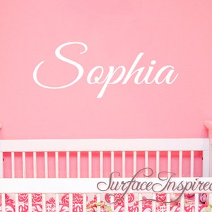 Nursery Wall Decal - Personalized name wall decal.