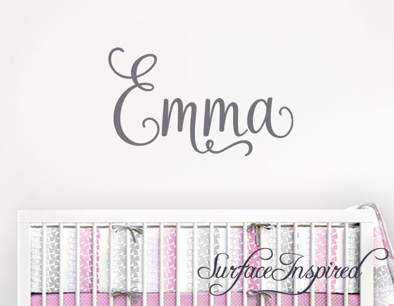 Nursery Wall Decal Kids Wall Decal Wall Decals For Girls or Boys. Wall Decals Personalized Names Vinyl Wall Decal Sticker image 3