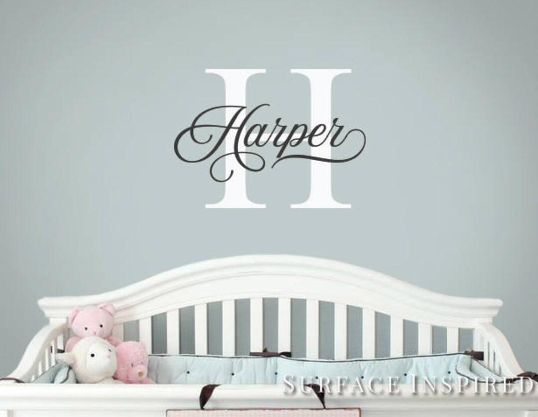Nursery Wall Decals. Personalized Names Wall Decal for Boys Etsy