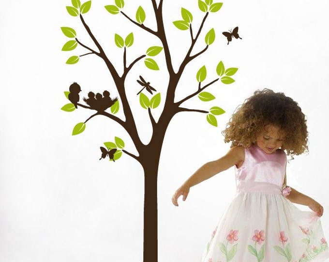 Vinyl Wall Art Decals Baby Nursery Tree Large Wall Decal Etsy