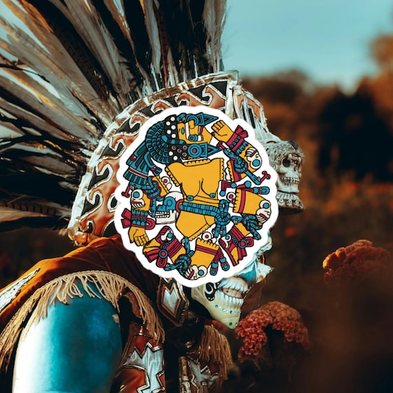 Mexico Coyolxāuhqui Aztec Goddess Mexican Bubble Free Sticker - Etsy