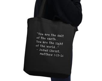 Roots of Pearl, Organic Cotton Tote, Matthew 5:13
