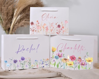 Bolsas de regalo personalizadas para bodas, bolsas de regalo para damas de honor, bolsas de agradecimiento personalizadas, bolsas de bienvenida, recuerdos para la fiesta nupcial, bolsas para la despedida de soltera.