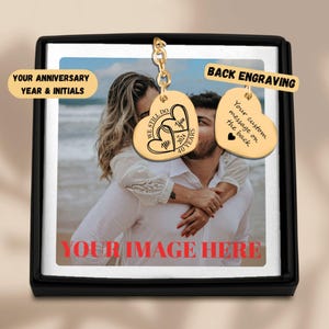 Llavero de corazón para el 40.º aniversario: regalo grabado personalizado para celebrar los 40 años, recuerdo personalizado para parejas, bodas o cualquier evento importante.