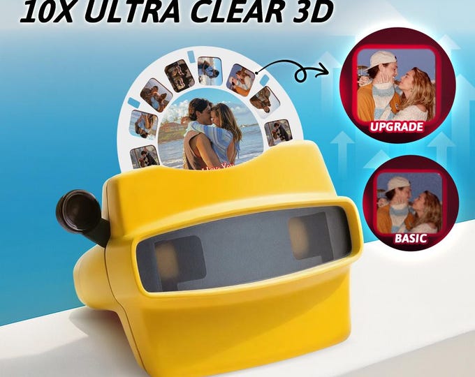 Custom 3D Viewfinder Personalized Photo Reel Retro Viewer Unique ...