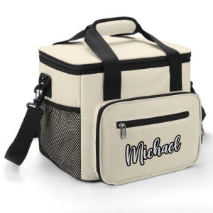 Personalized Name Camping Cooler Bag Custom Insulated Cooler Bag for Outdoor Adventures Hiking Picnics Camping Gear Beer Cooler