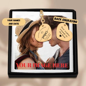 Portachiavi a forma di cuore per il primo anniversario di matrimonio – Regalo personalizzato per festeggiare il primo anno, ricordo personalizzato per coppie, matrimoni o romanticismo.
