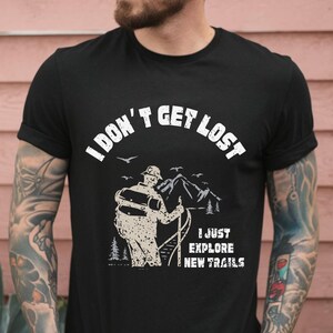 Explore New Trails Tee - Adventure Shirt for Hikers, Outdoor Lovers, Nature Enthusiasts, Gift for Explorers, Camping Apparel