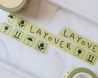 KPOP V Taehyung Layover inspired washi tape
