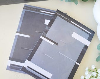 KPOP BTS Bangtan Suga Agust d inspired memo pads