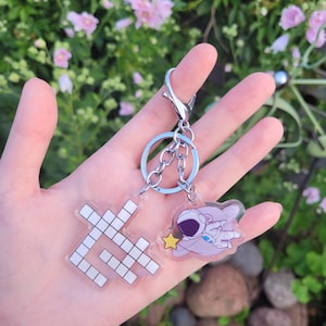 BTS Jin “The Astronaut” inspired acrylic keychain