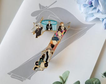 Bestseller! BTS 7-Year Anniversary Enamel Pin