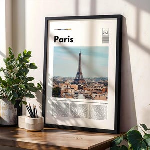 Stampa di Parigi, Poster di Parigi, Decorazione artistica da parete unica, Stampa artistica di Parigi, Foto della Francia A1/A2/A3/A4