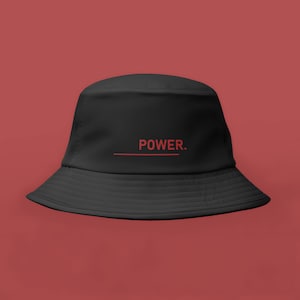 Cotton Bucket Hat, Black Bucket Hat, Power Hat, One Size Hat, Women Summer Hat, Neon Color Summer Hat, Women Hat, Dopamine Affirmation Hat