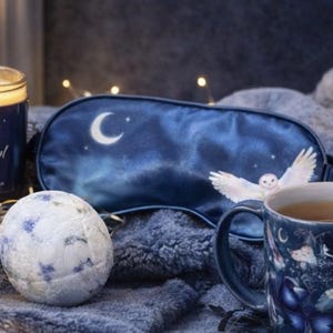 Lavender Relaxation Gift Set – Candle, Sleep Mask & Essential Oil image 1