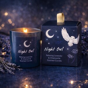 Lavender Relaxation Gift Set – Candle, Sleep Mask & Essential Oil image 4